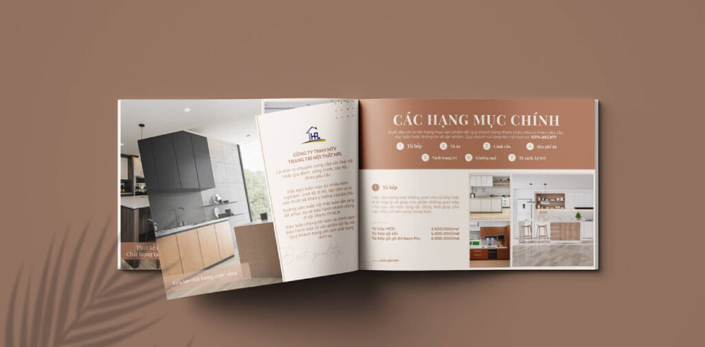 Dịch vụ thiết kế Catalogue giá rẻ, nhanh chóng và bắt mắt