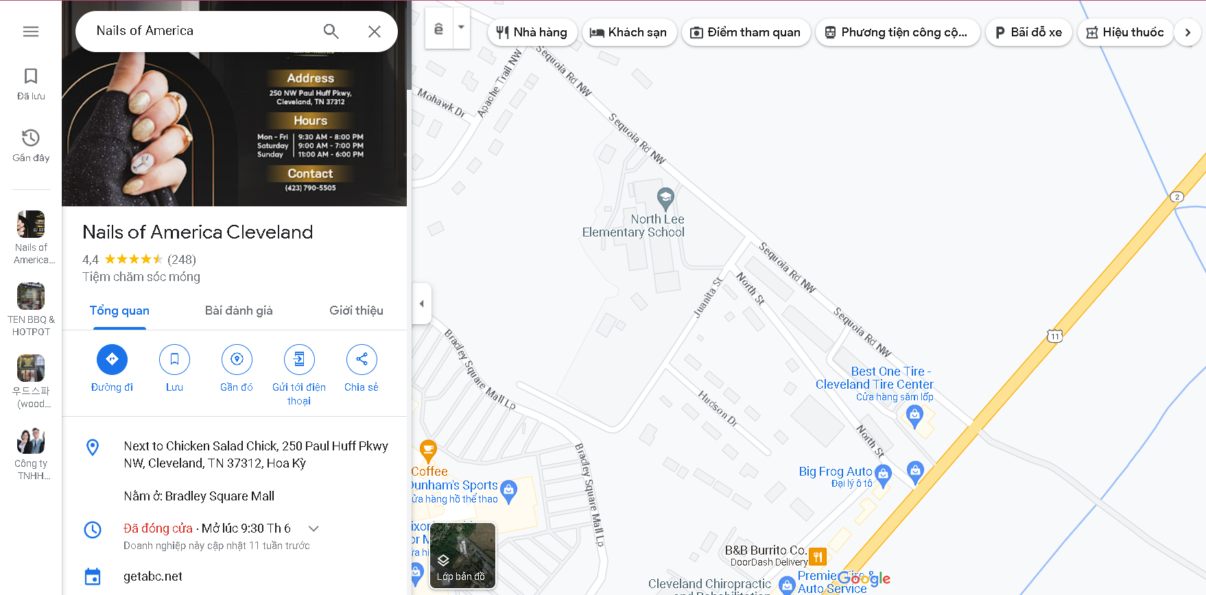 Dịch vụ chăm sóc google map