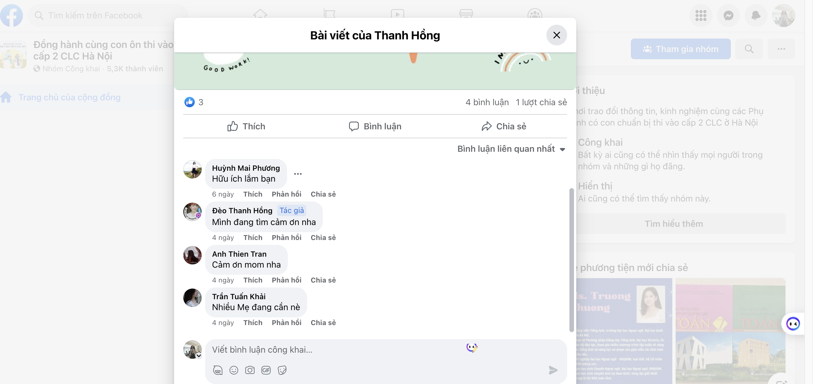 Dịch vụ chăm sóc group facebook