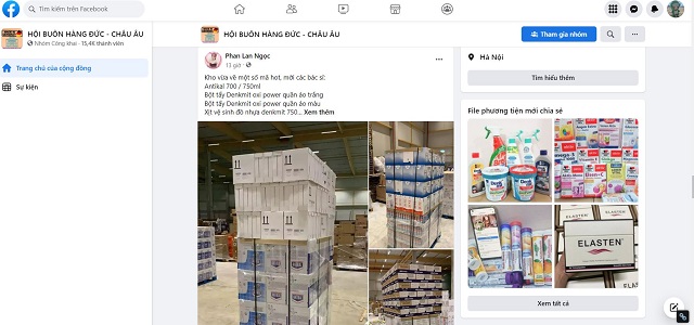 Hiện trạng khi mới nhận dự án chăm sóc group Facebook