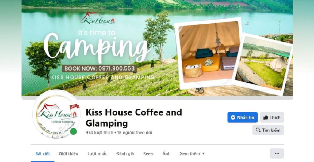 Dịch vụ chăm sóc page và quảng cáo Facebook cho Kiss House