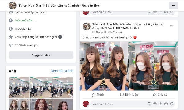 Hướng giải pháp hiệu quả về dịch vụ quảng cáo Facebook cho Hair Salon Star từ Digimat