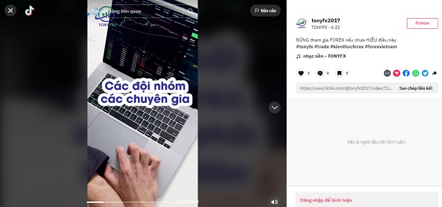 Hiện trạng dự án khi Digimat nhận dịch vụ TikTok shop cho Tony FX