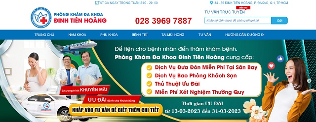 Giới thiệu về phòng khám thai Đinh Tiên Hoàng