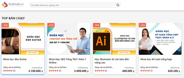 Hiện trạng khách hàng khi Digimat mới nhận dự án thiết kế website cho Skillmall