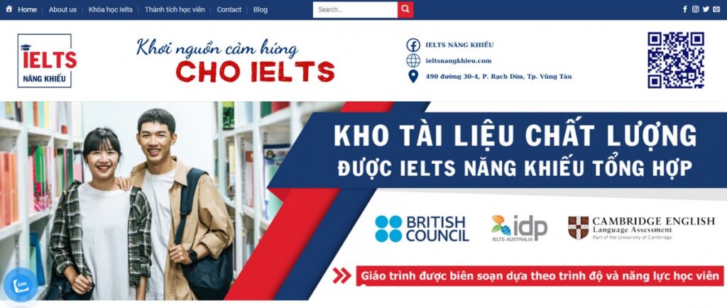 Dự án viết bài SEO và xây dựng Fanpage IELTS năng khiếu