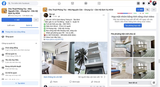 Giải pháp hữu ích mà Digimat đã áp dụng cho dịch vụ xây dựng group Facebook của HHOMES